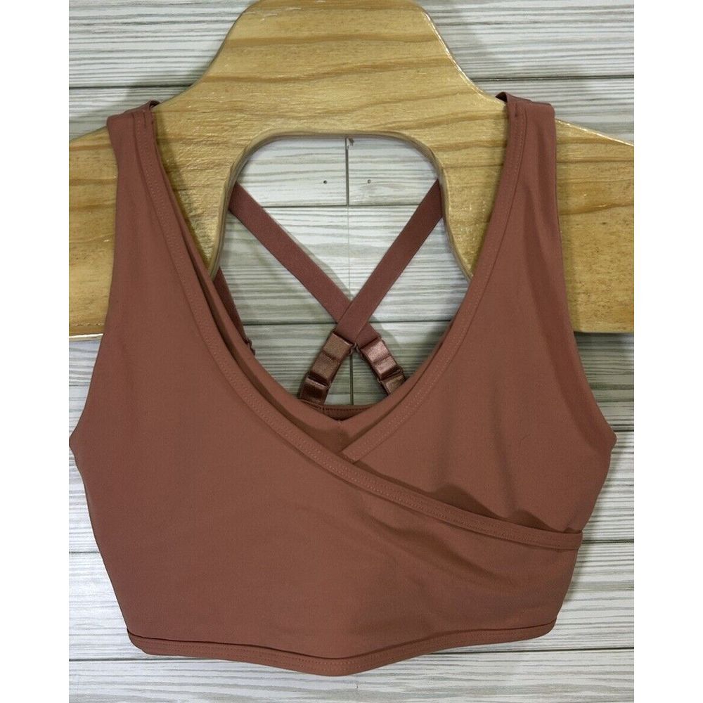 GYMSHARK‎ Women's Sculpt Sports Bra Size Medium Dusty Rose Workout Athletic